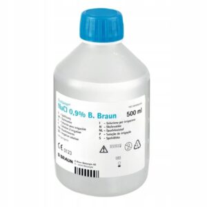 Sól fizjologiczna Ecotainer NaCL 0,9% 500ml zakręcana